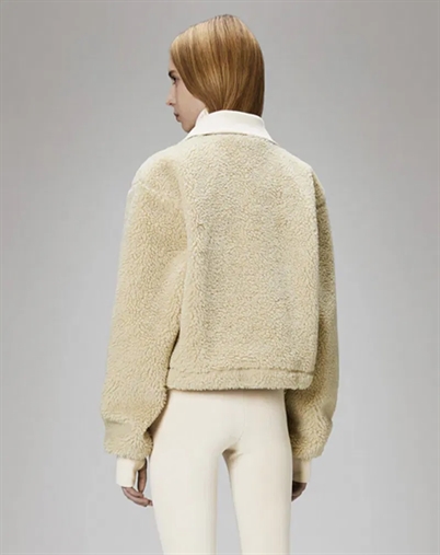 Rains - Kofu Fleece Short Jakke - Sand
